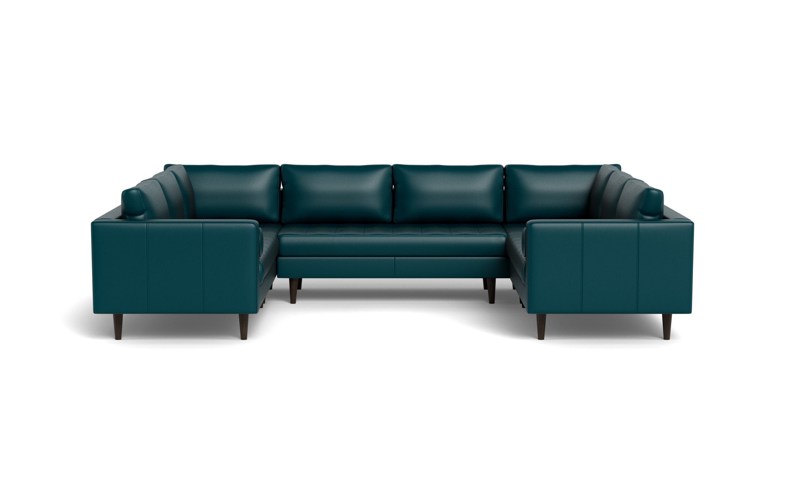 Ayden Leather U Sectional