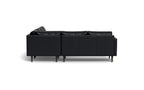 Maverick Leather Corner Sectional With Right Chaise