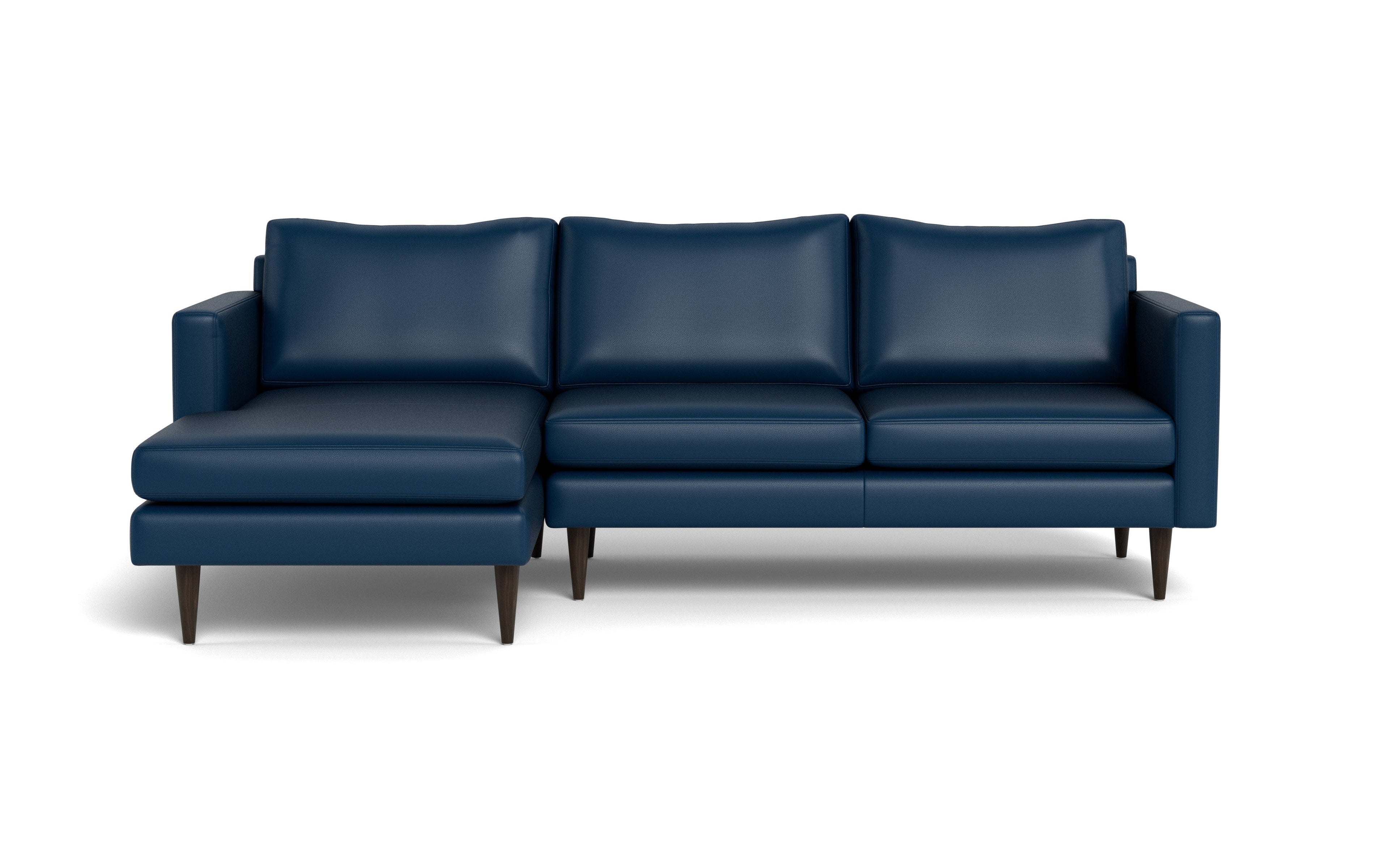 Maverick Leather Left Chaise Sectional