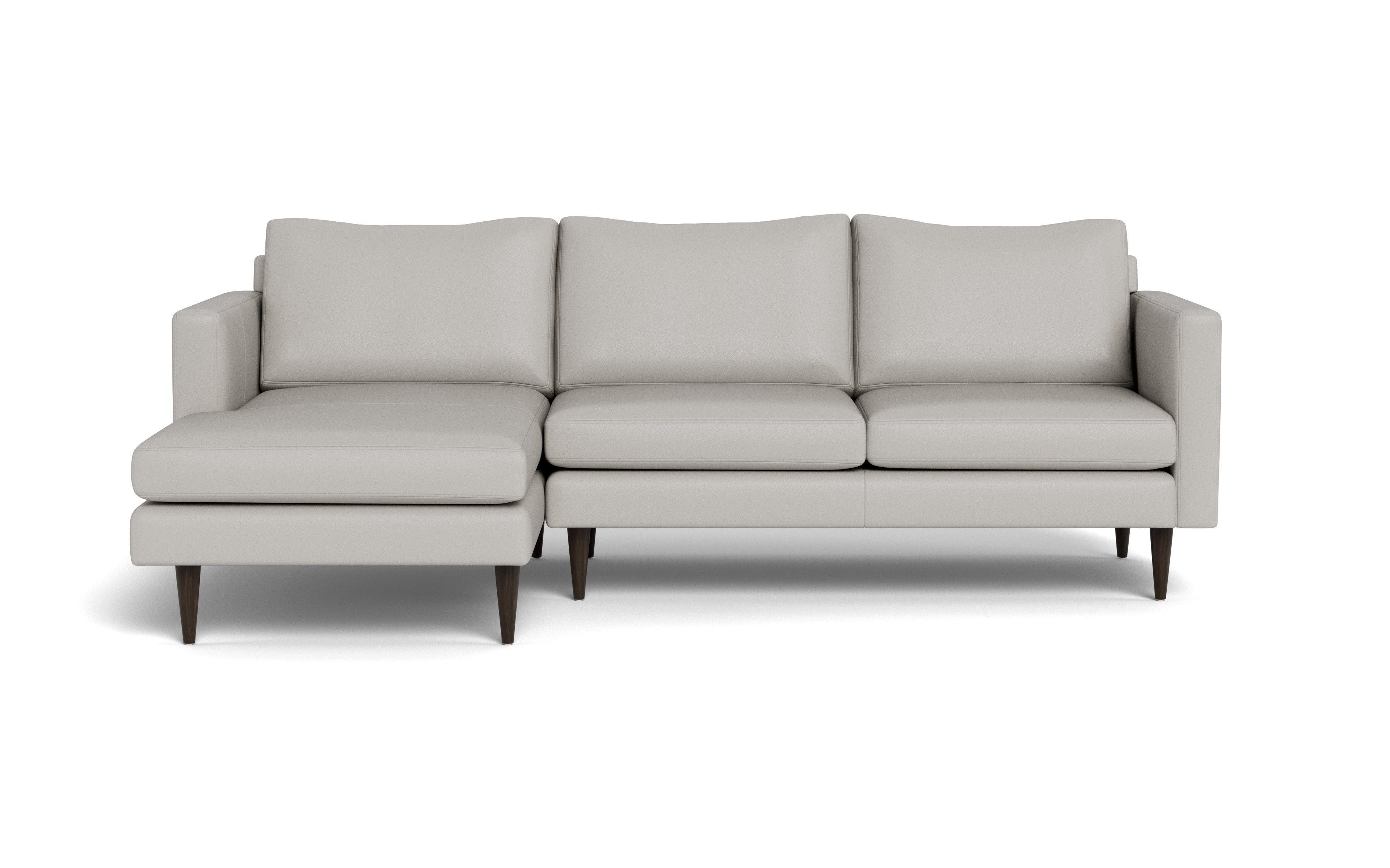 Maverick Leather Left Chaise Sectional