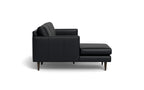 Maverick Leather Left Chaise Sectional