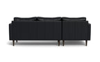 Maverick Leather Left Chaise Sectional
