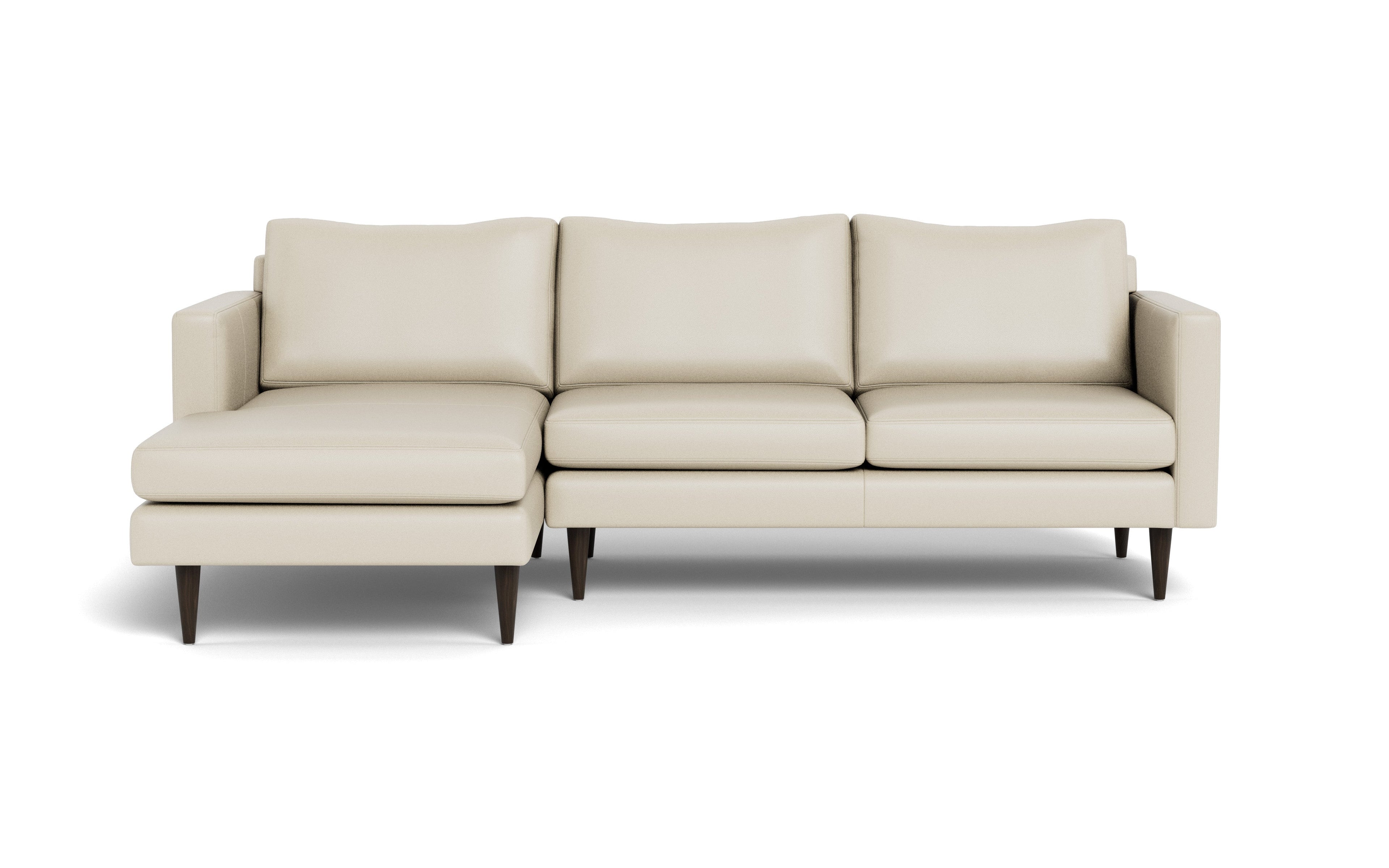 Maverick Leather Left Chaise Sectional