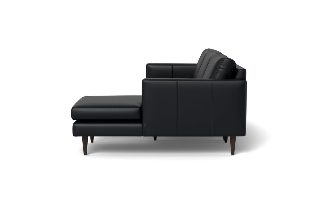 Maverick Leather Right Chaise Sectional