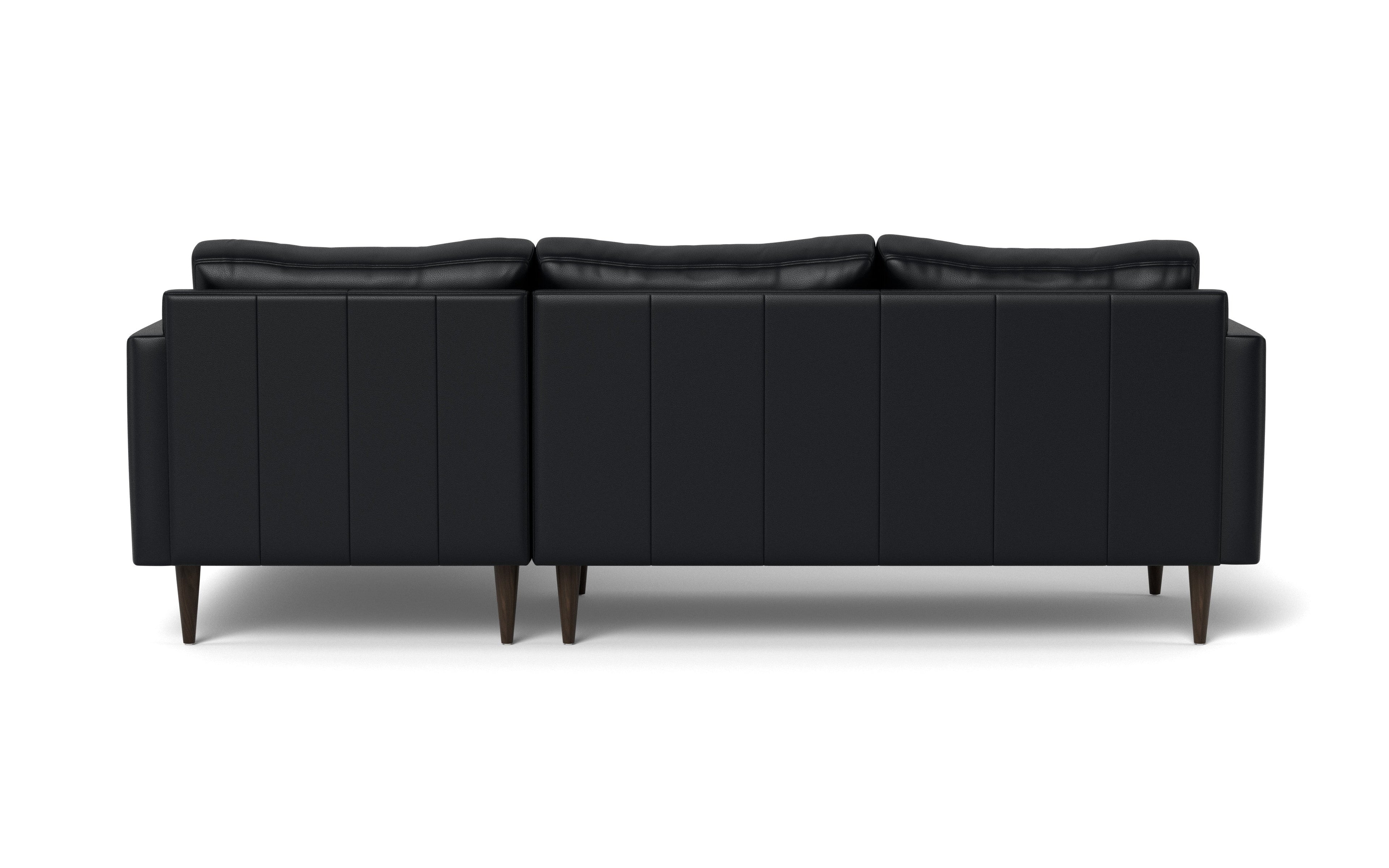 Maverick Leather Right Chaise Sectional