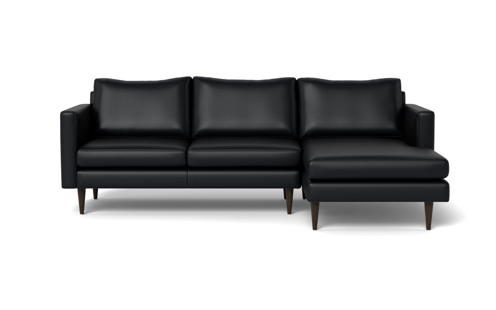 Maverick Leather Right Chaise Sectional