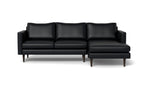 Maverick Leather Right Chaise Sectional