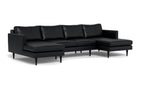Maverick Leather U Sectional