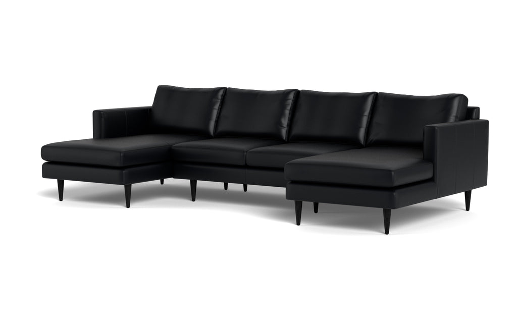 Maverick Leather U Sectional