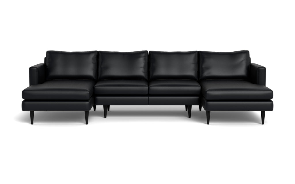 Maverick Leather U Sectional