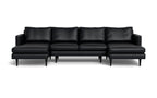 Maverick Leather U Sectional