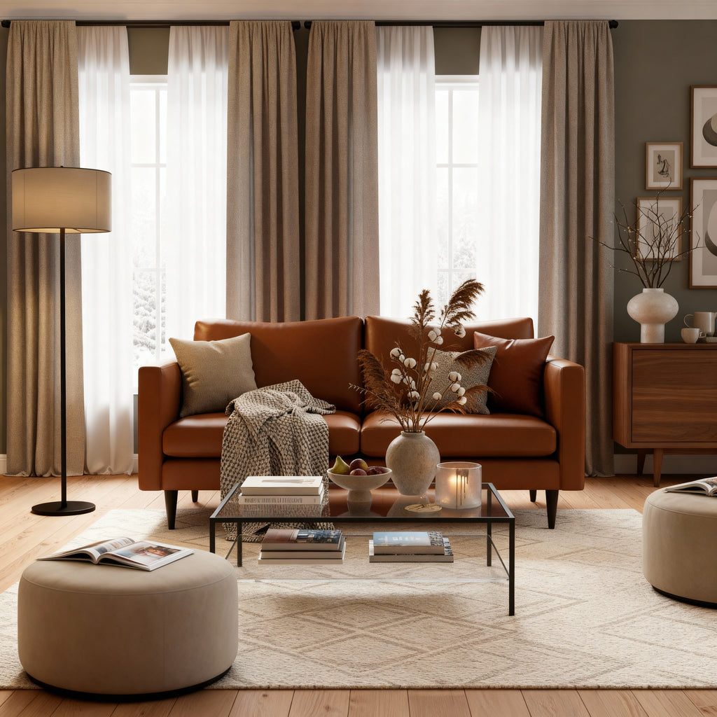 Maverick Leather Apartment Sofa