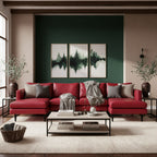 Maverick Leather U Sectional