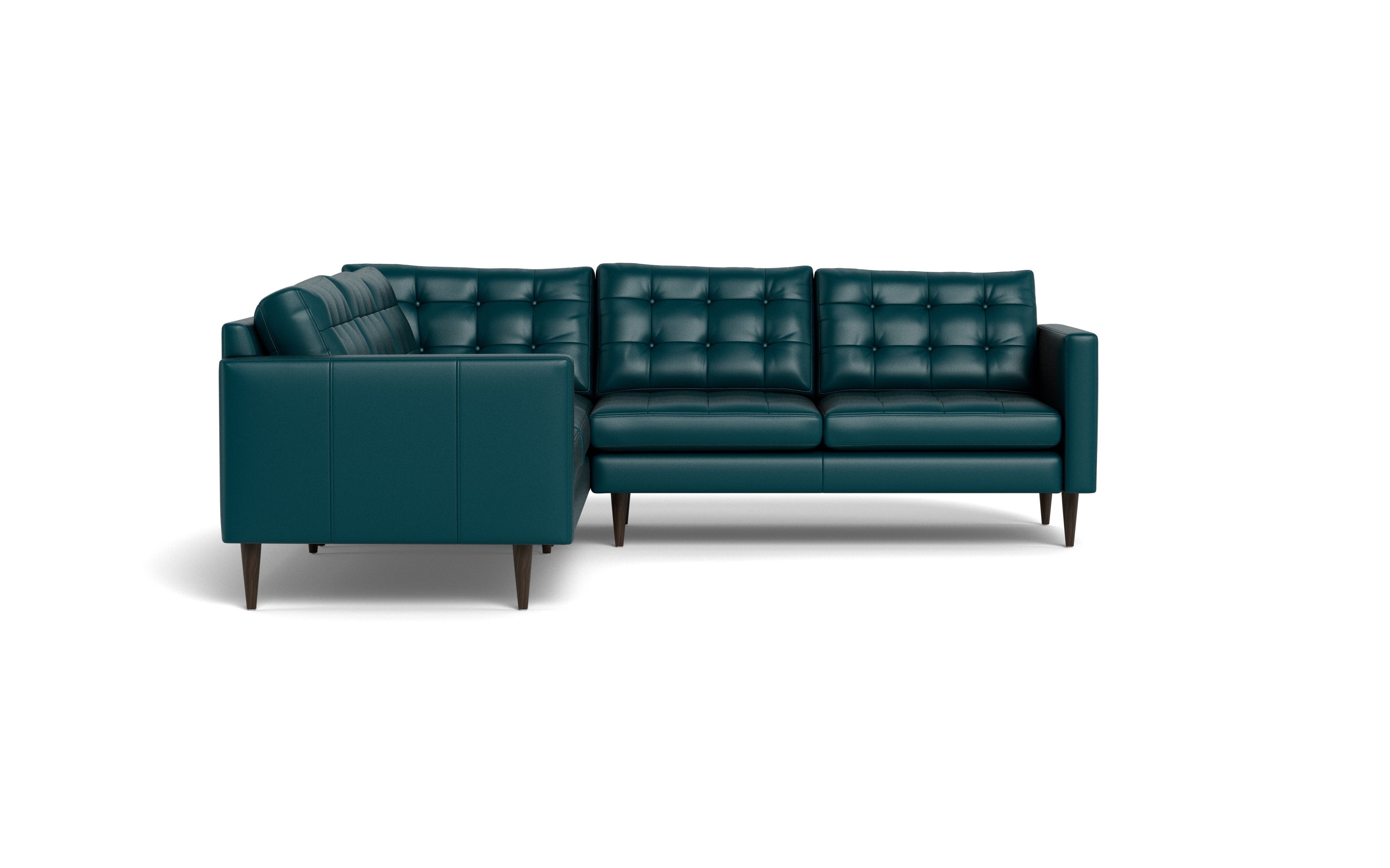 Oakley Leather Corner Sectional