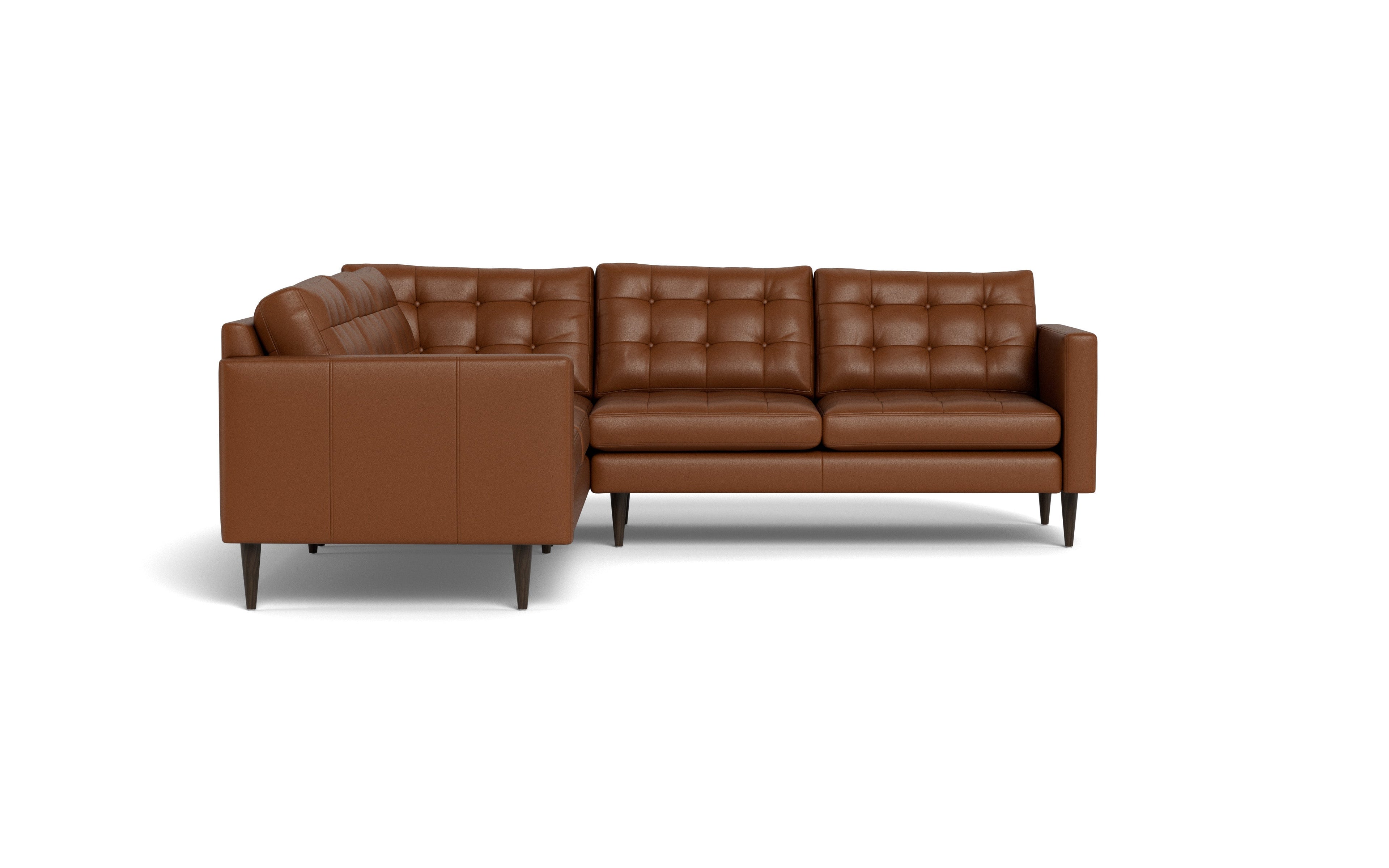 Oakley Leather Corner Sectional