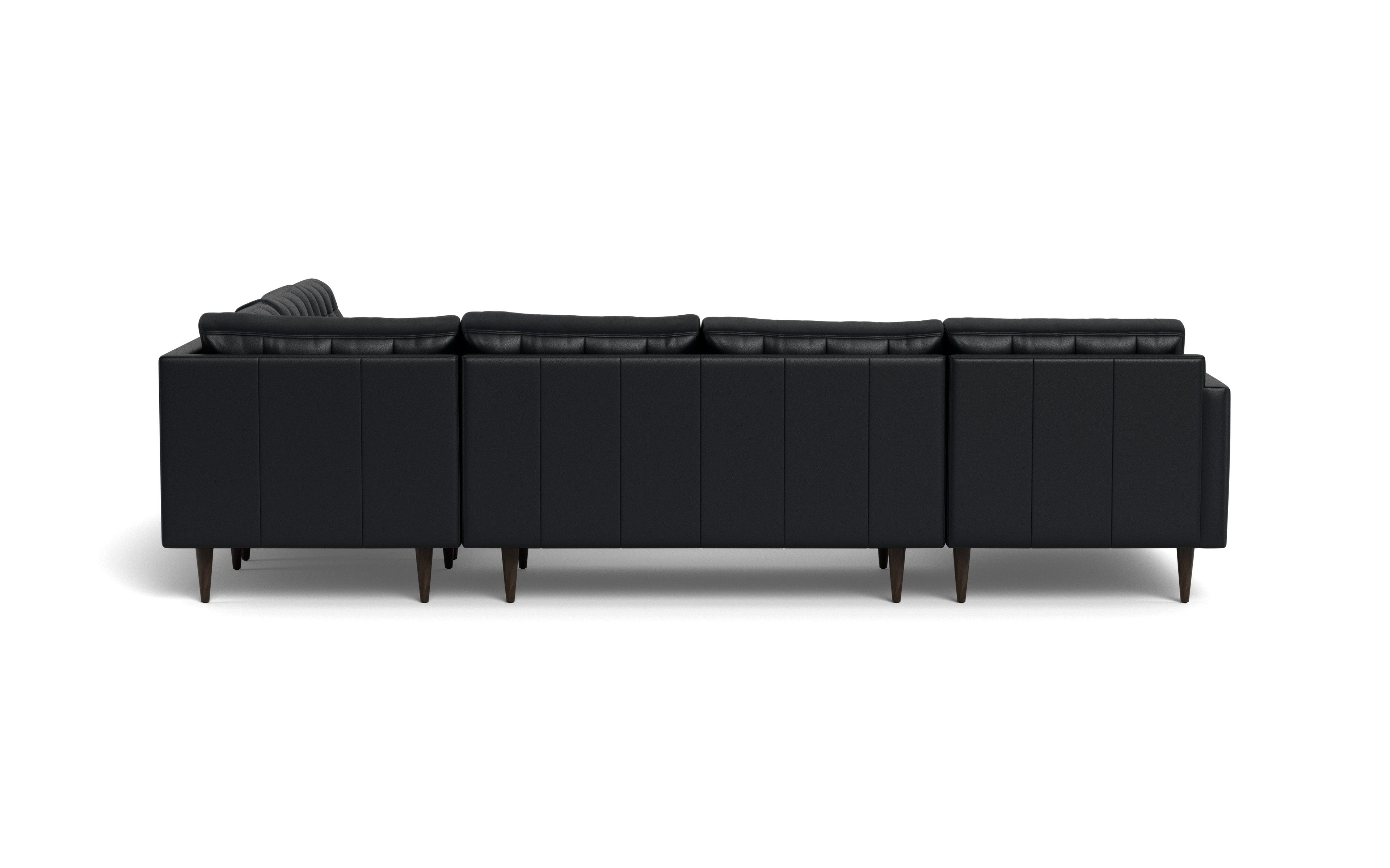 Oakley Leather Corner Sectional With Left Chaise