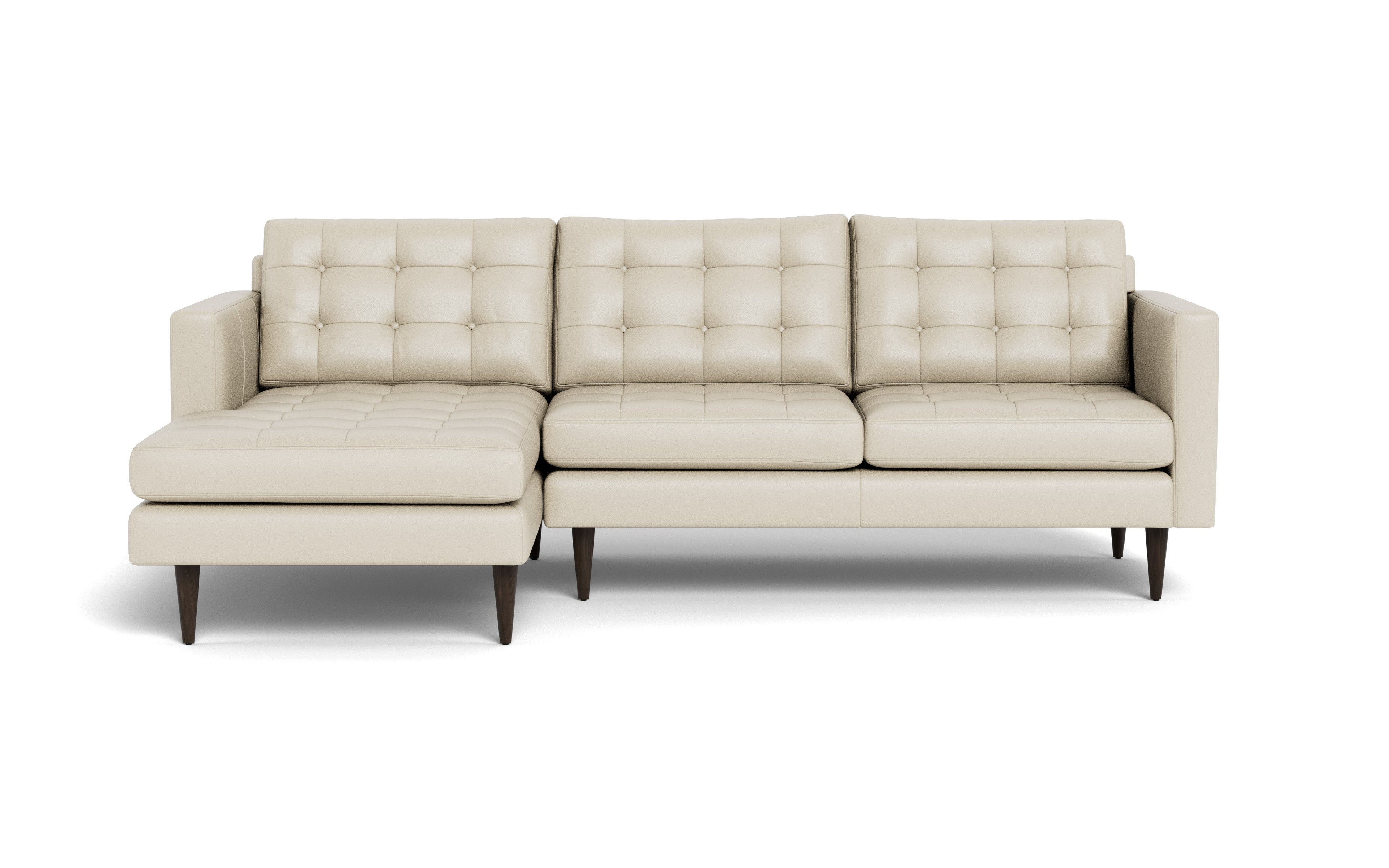 Oakley Leather Left Chaise Sectional