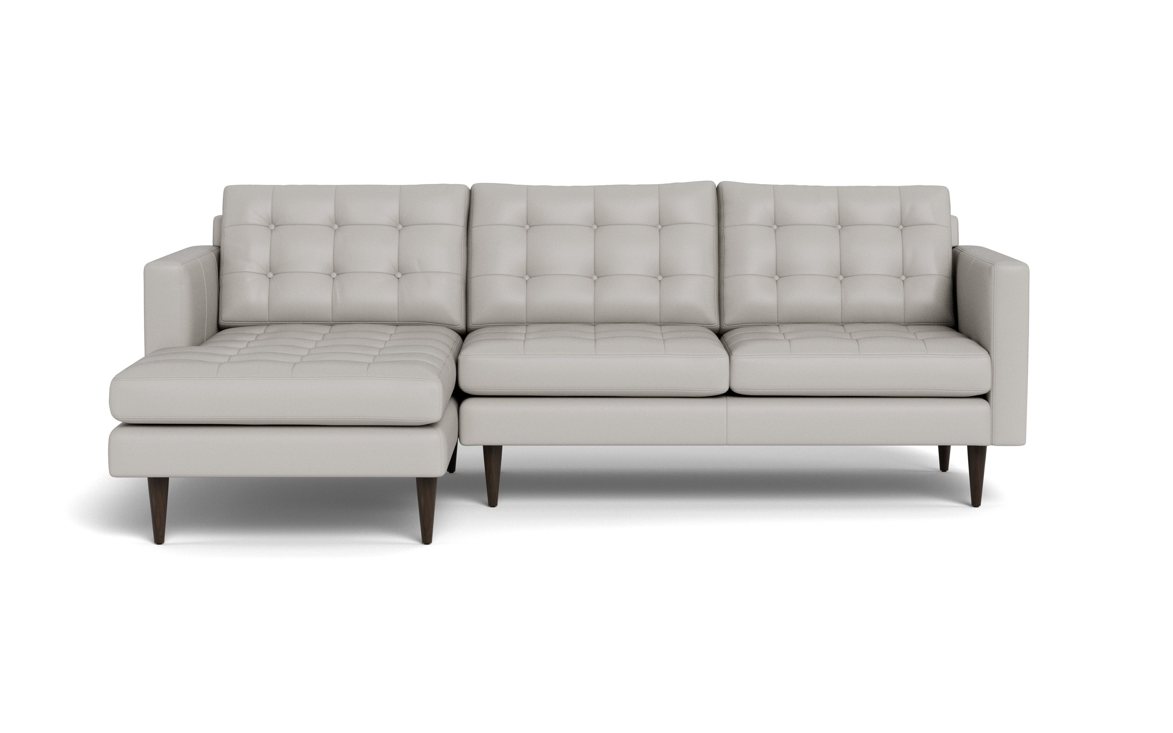 Oakley Leather Left Chaise Sectional