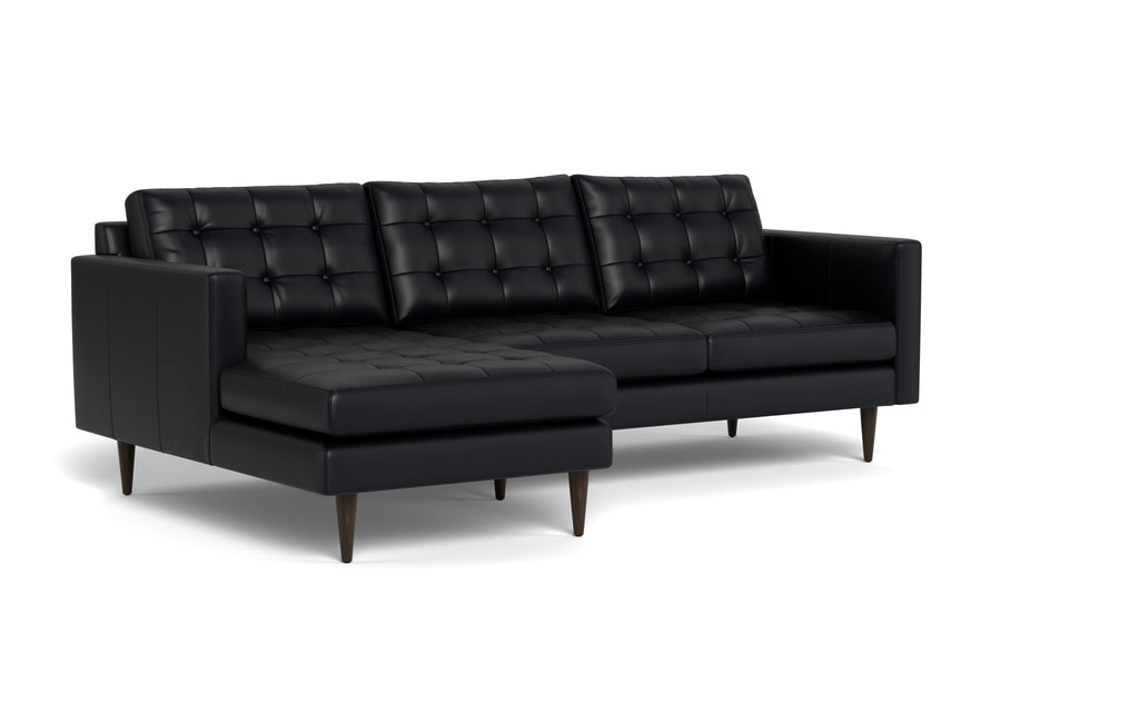 Oakley Leather Left Chaise Sectional