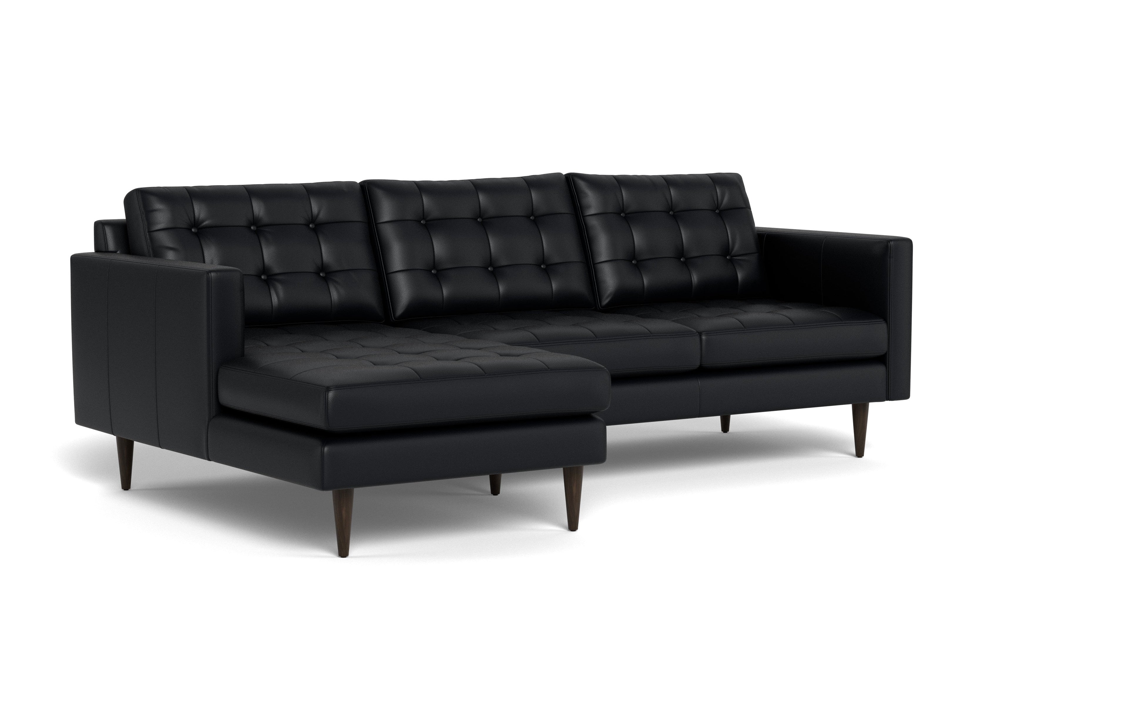 Oakley Leather Left Chaise Sectional