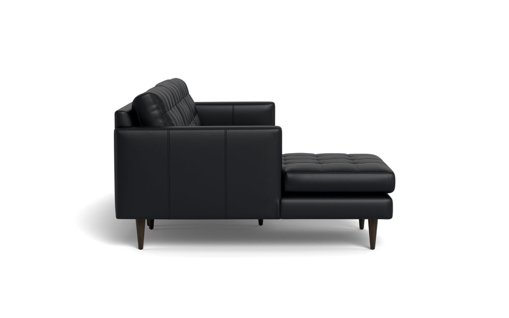 Oakley Leather Left Chaise Sectional
