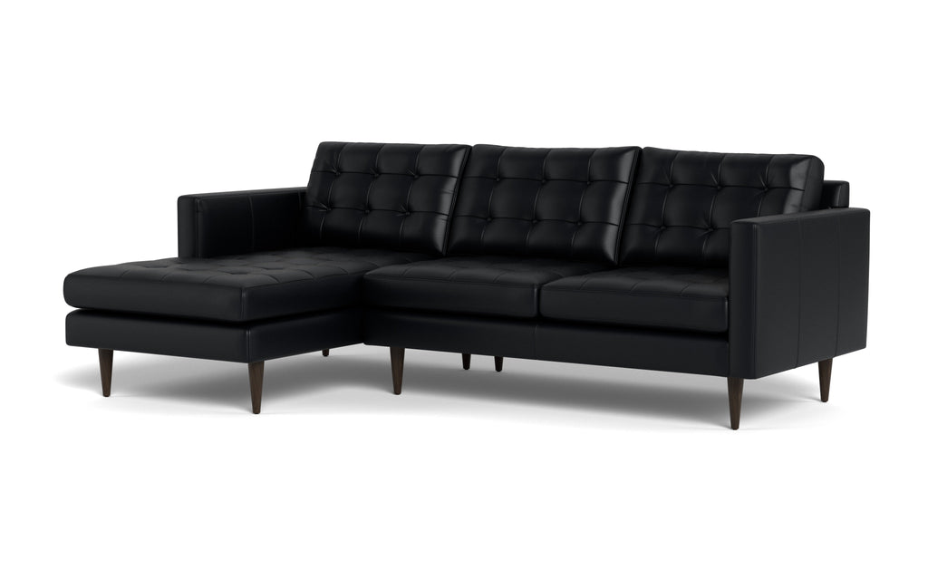 Oakley Leather Left Chaise Sectional