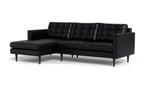 Oakley Leather Left Chaise Sectional