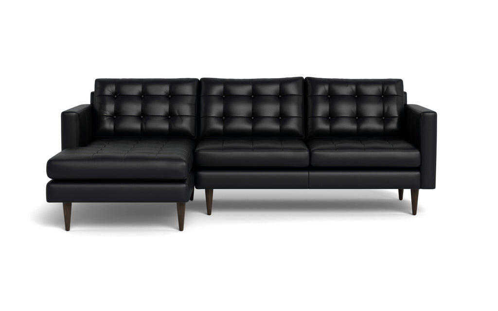 Oakley Leather Left Chaise Sectional