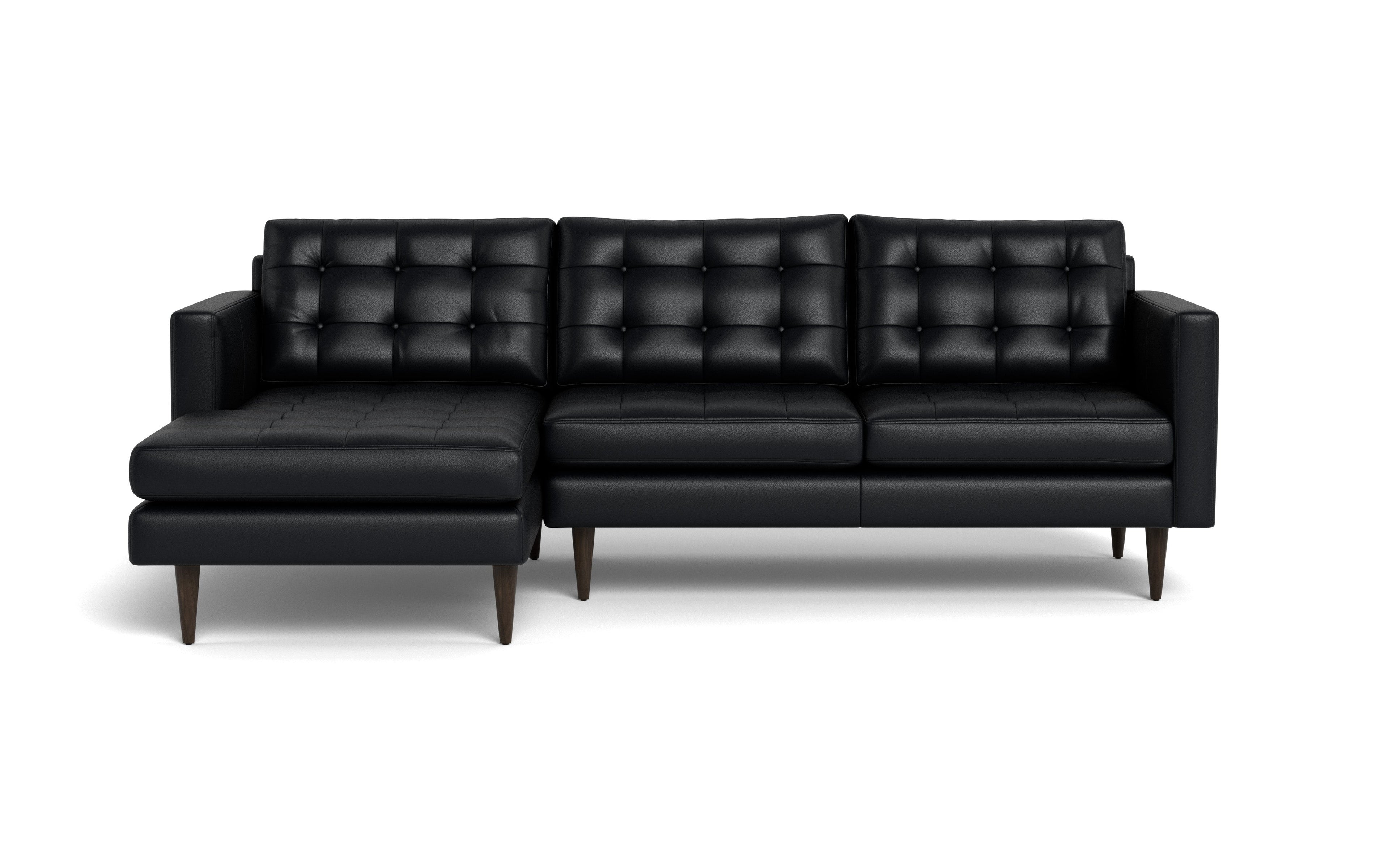 Oakley Leather Left Chaise Sectional