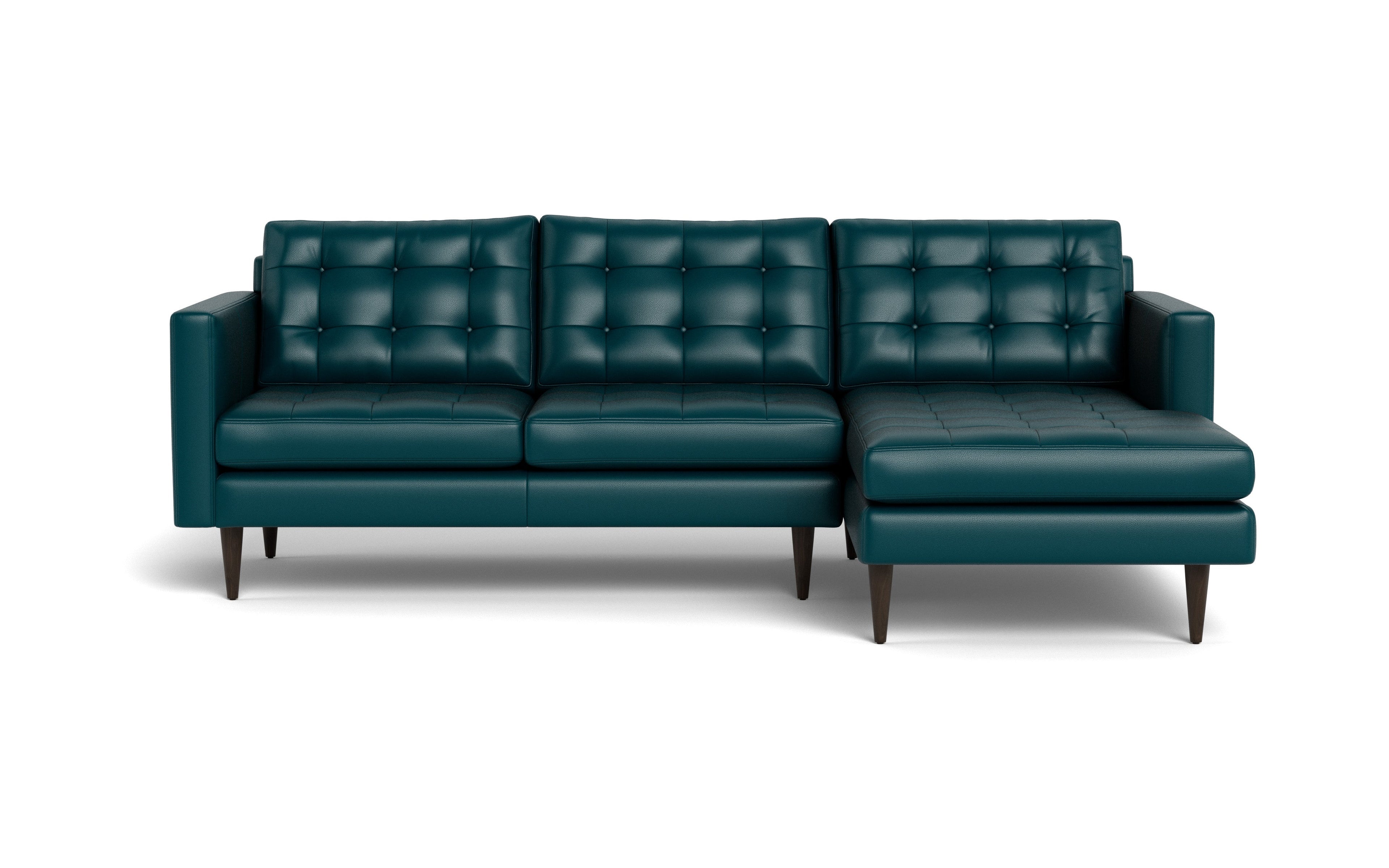 Oakley Leather Right Chaise Sectional