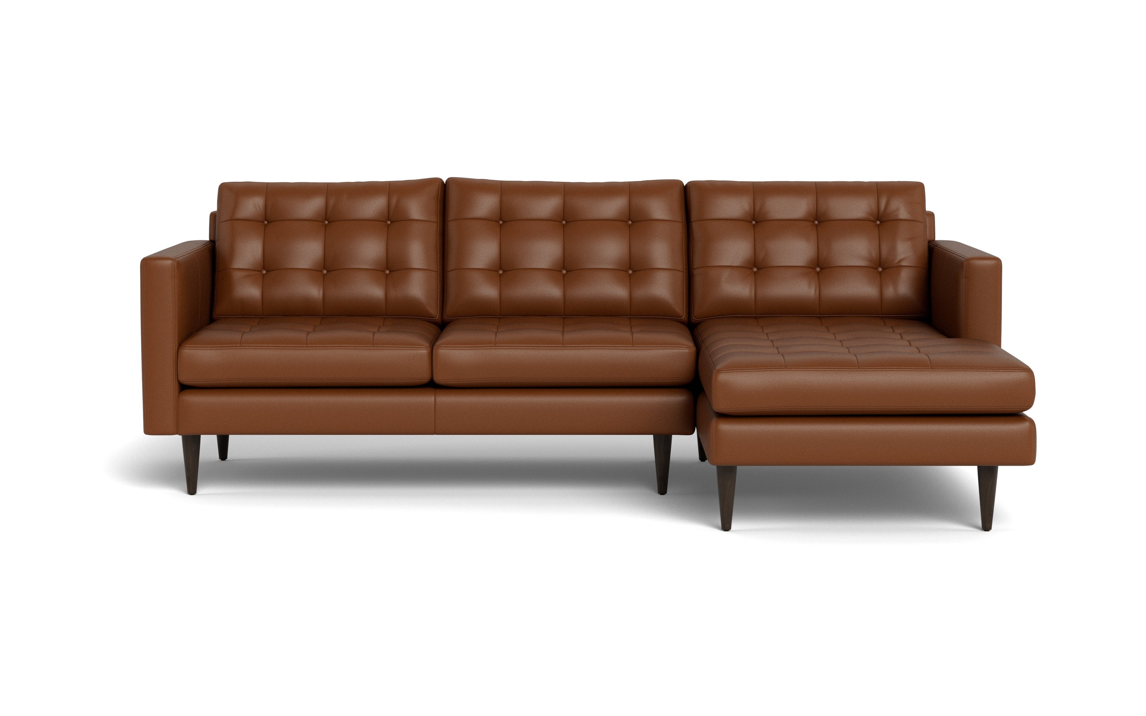Oakley Leather Right Chaise Sectional