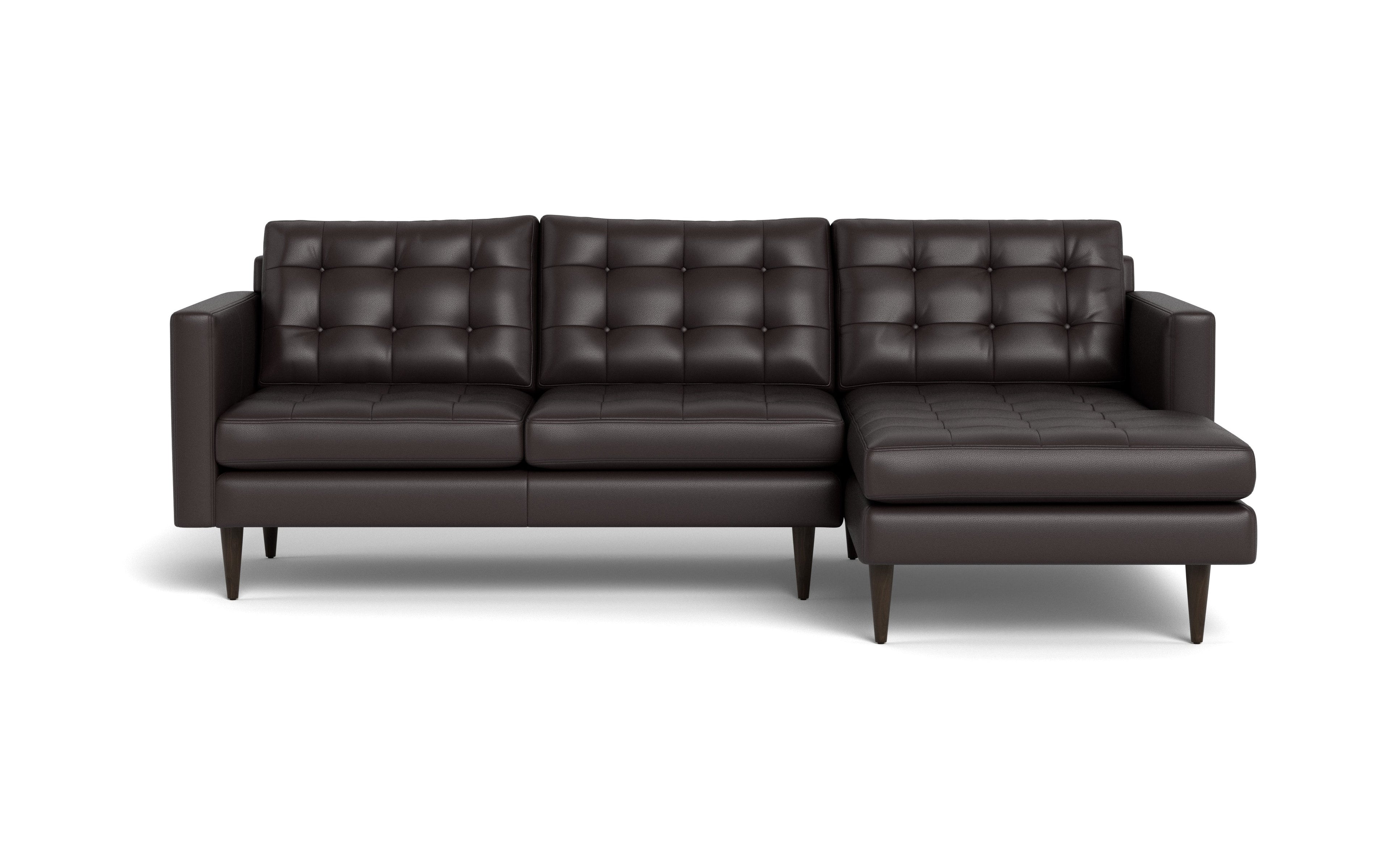 Oakley Leather Right Chaise Sectional