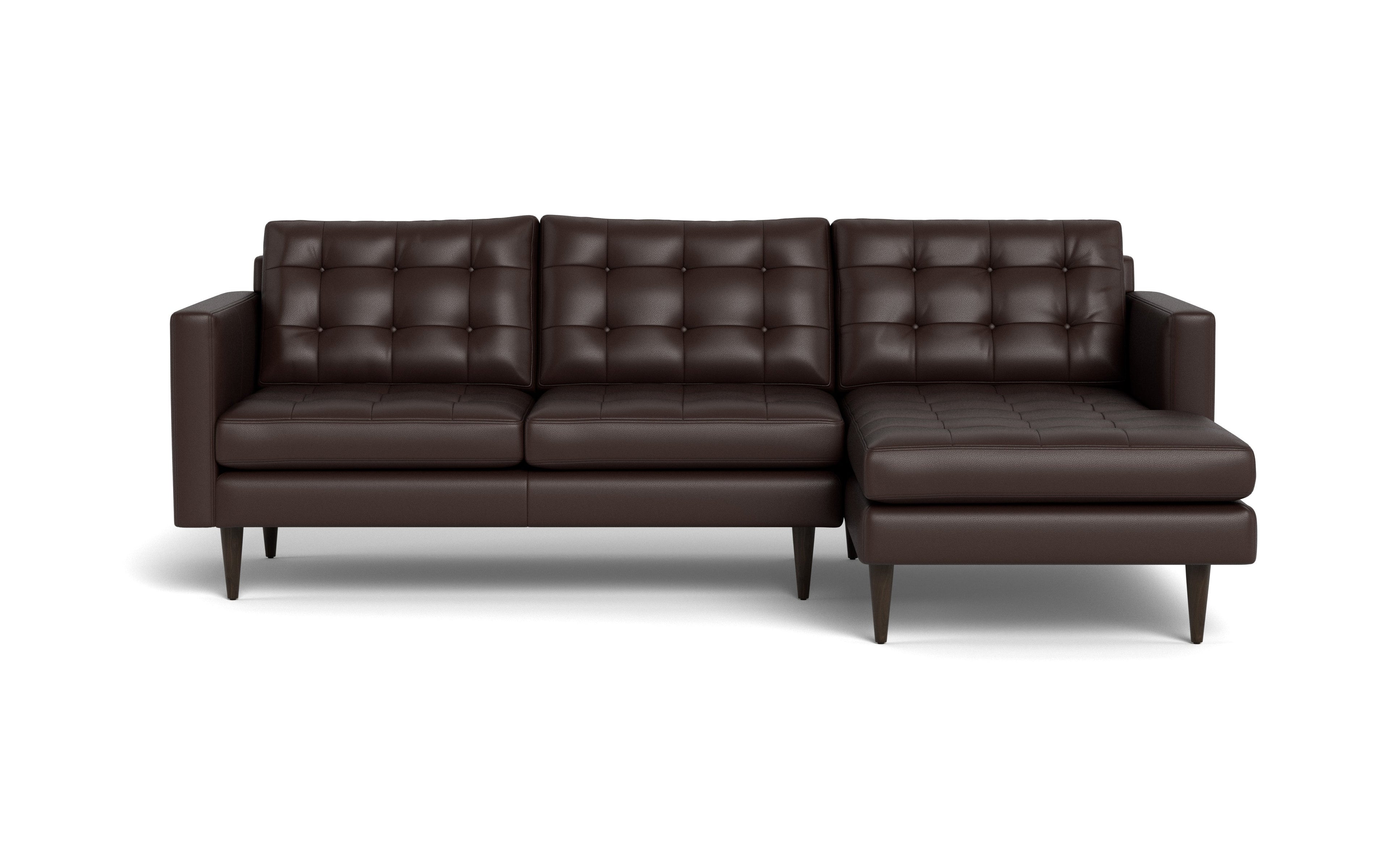 Oakley Leather Right Chaise Sectional