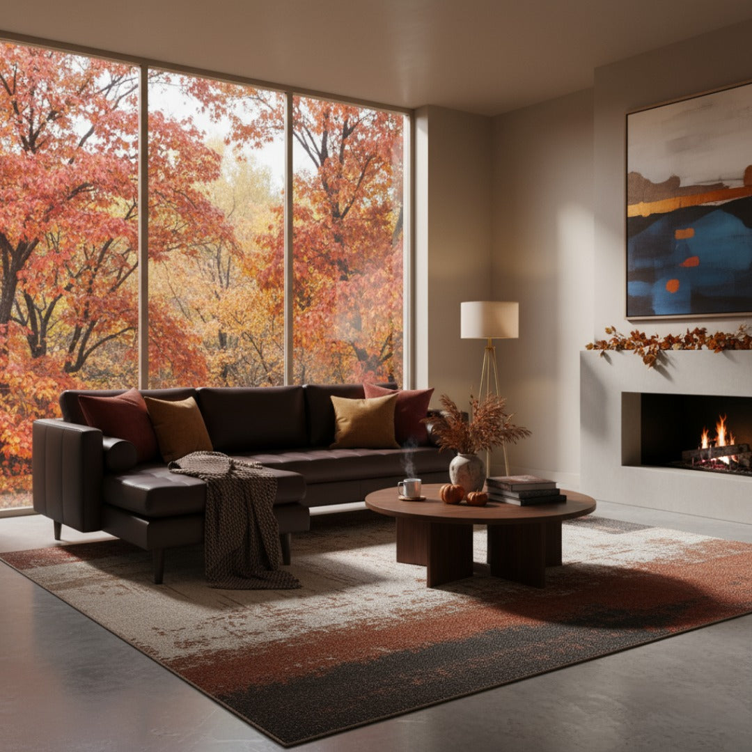 Ayden Leather Left Chaise Sectional