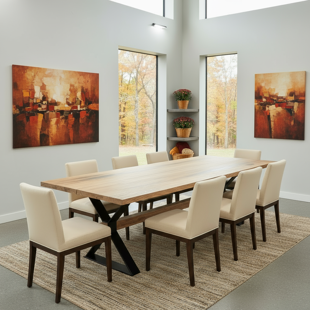 White Oak Classic 108 Table