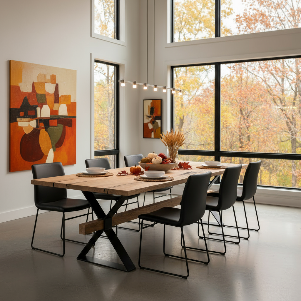 Rustic Classic 125 Oak Table